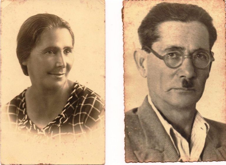 סוניה פינקל ואריה פינקל, ההורים של רחל ויין. 1933