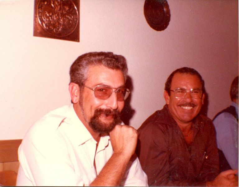 יקי ויין ושמעון אצל ורדה שטראוס וקלמן שטראוס בגרמניה.1984