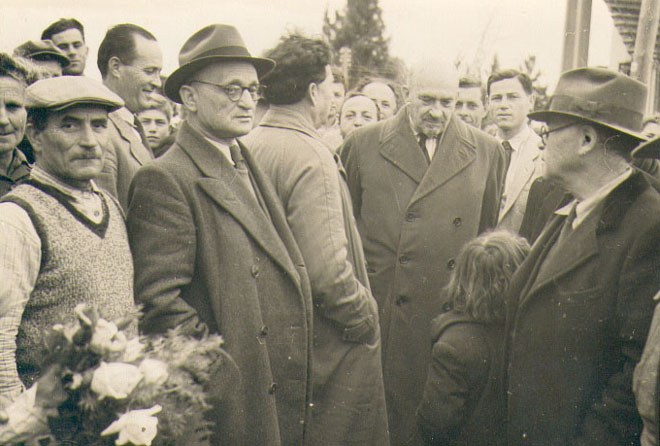 עם חיים ויצמן 1945