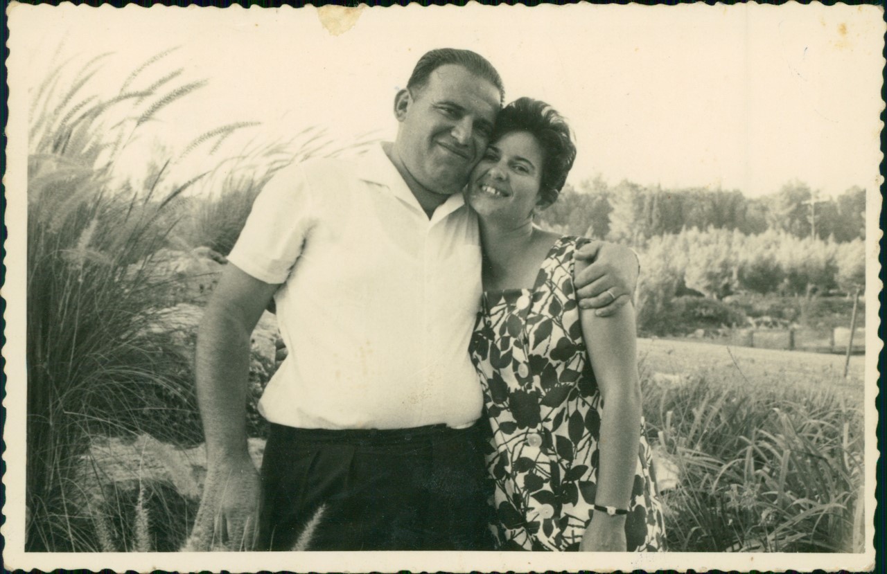 גדליהו וחנה צינס, נצרת, אוגוסט 1964