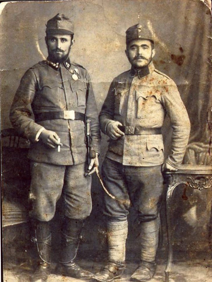 אברהם אייכל 3בבגדי חייל בצבא האוסטרו הונגרי במלחמת העולם הראשונה