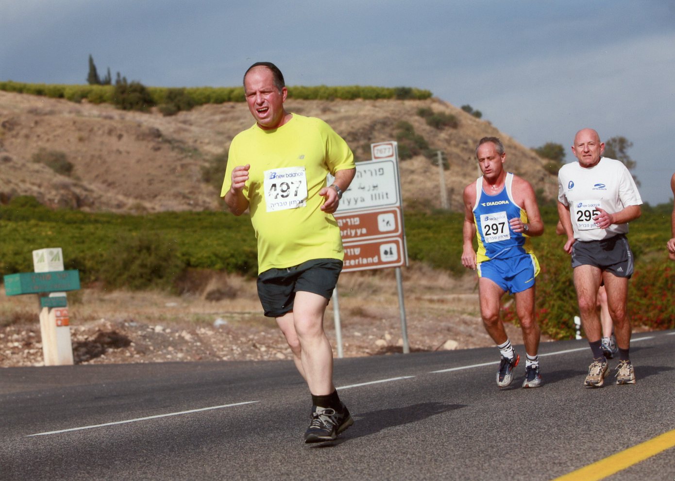 יהודה אלטשולר רץ מרתון