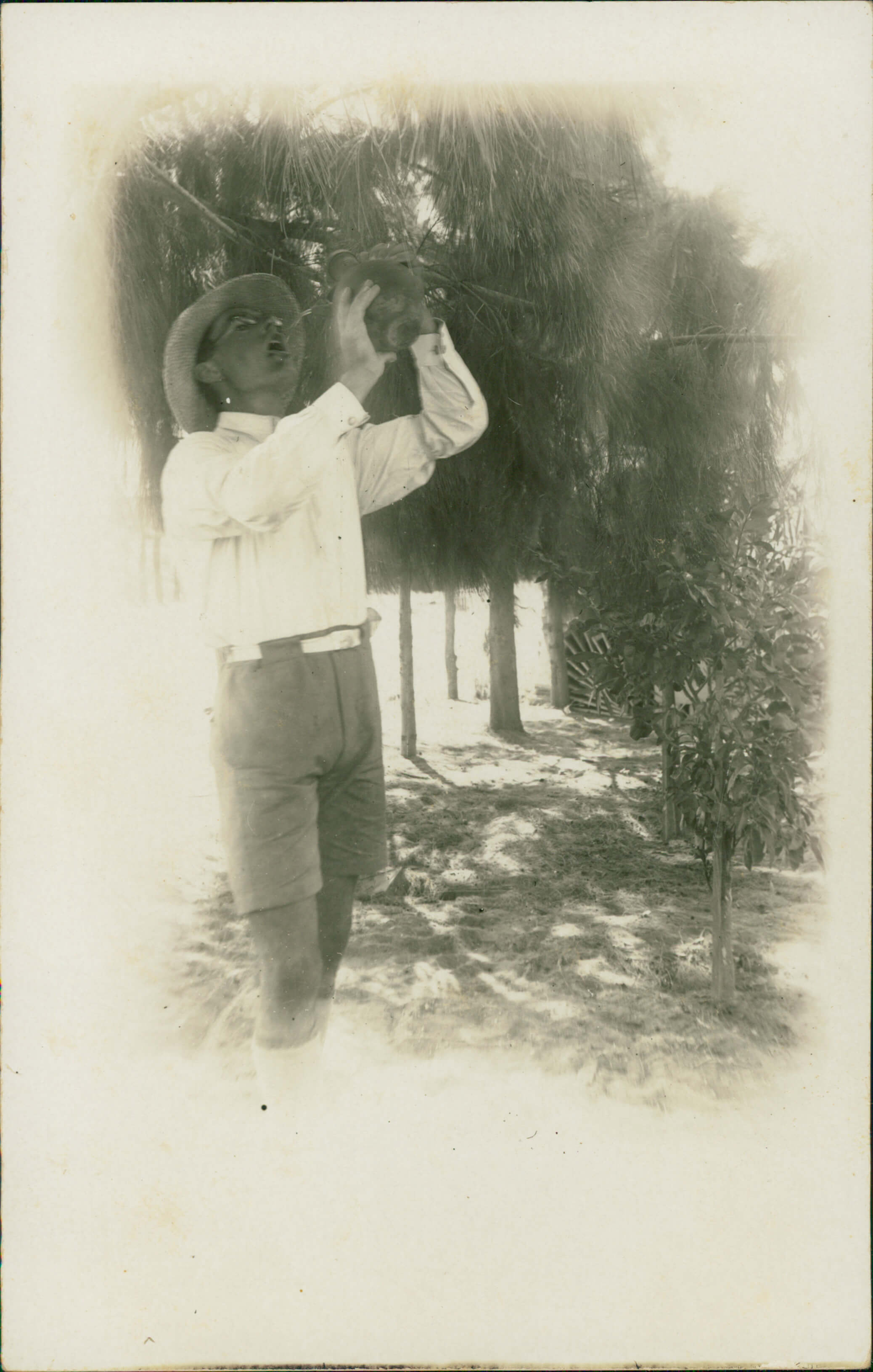 דוד הירשהורן מרווה צמאונו, 1935