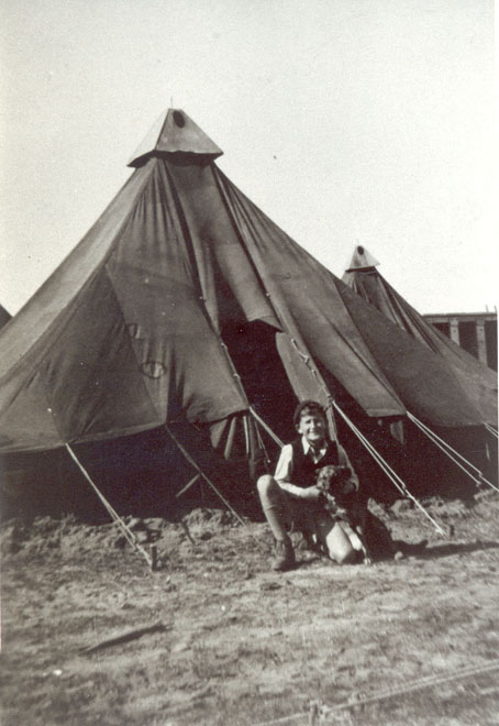 האוהל במחנה העולים