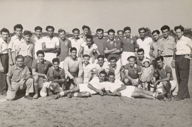 1950, הפועל רעננה במשחק נגד הכח תל-אביב